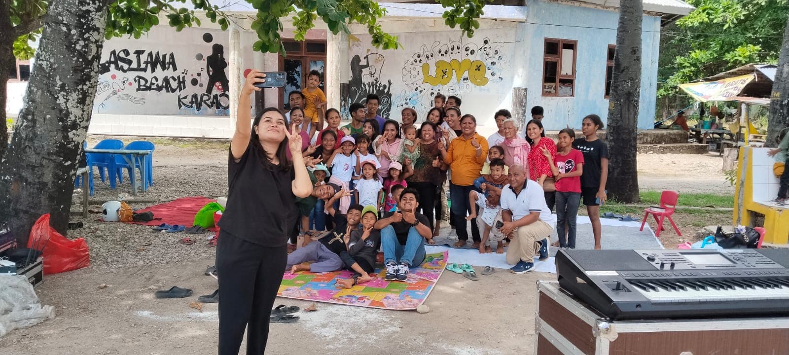Ascension church service in Lasianan.